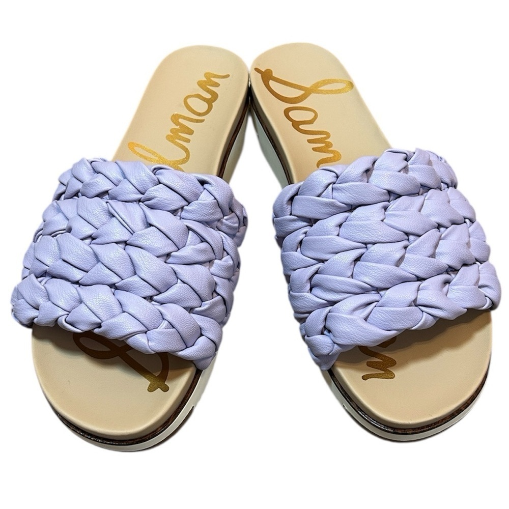 Sam Edelman Ainslie Slide Sandals Misty Lilac Purple Size 9 - Picture 2 of 12